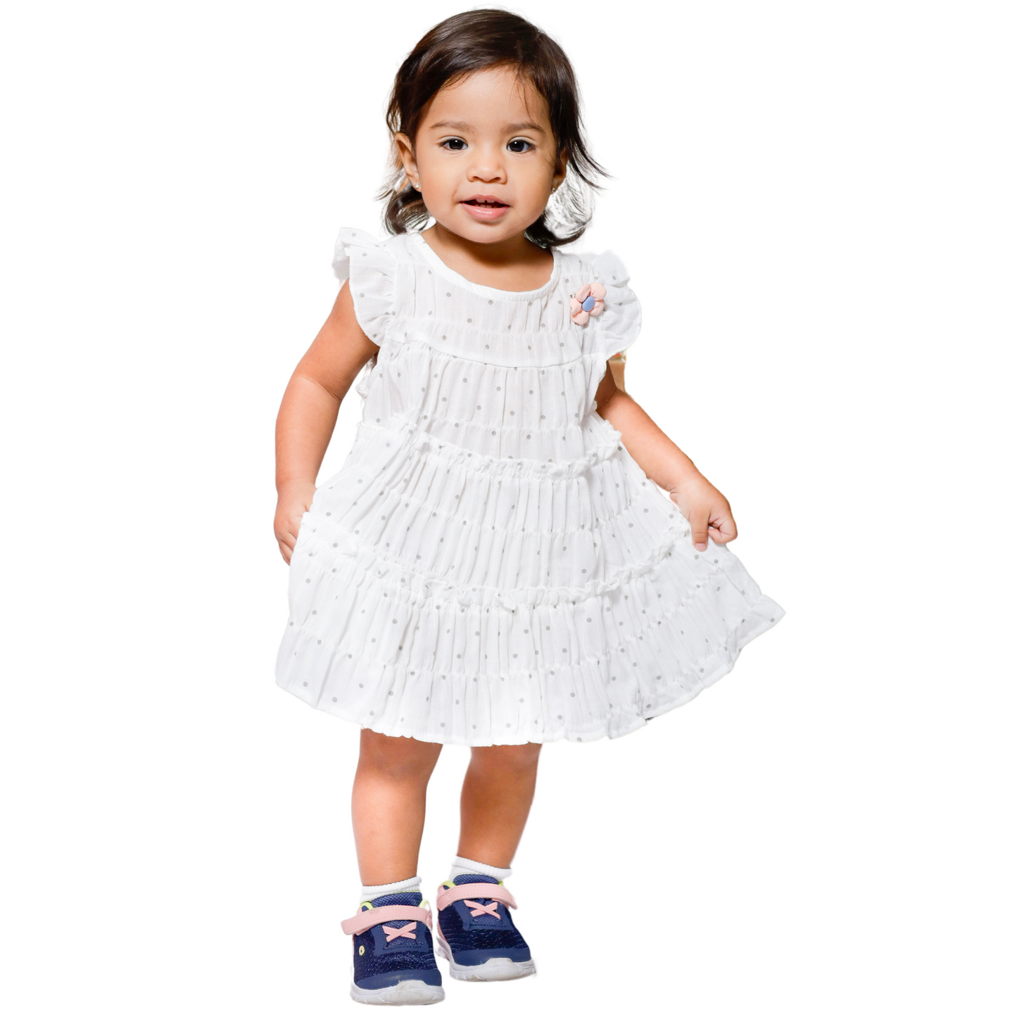 Vestido con puntos