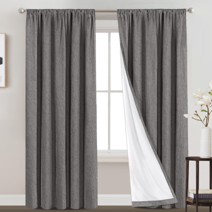 CORTINA BLACKOUT GRIS