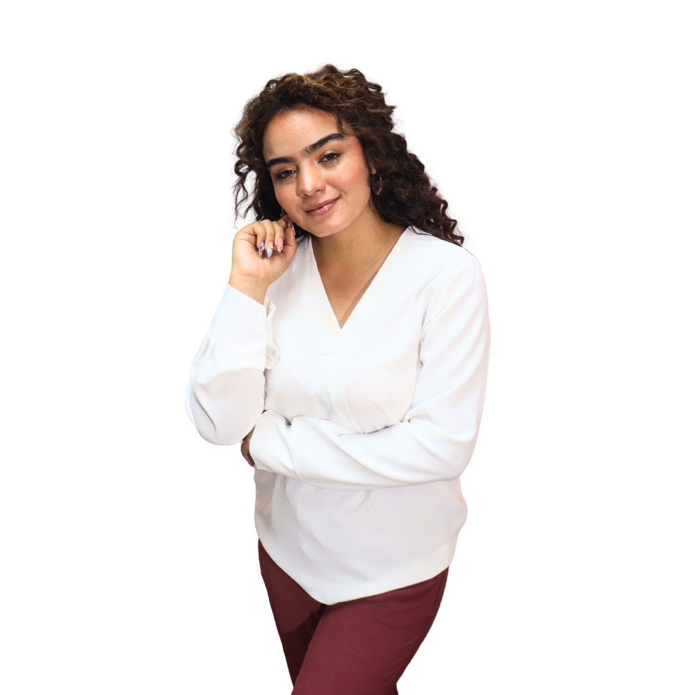 Blusa Manga Larga Formal