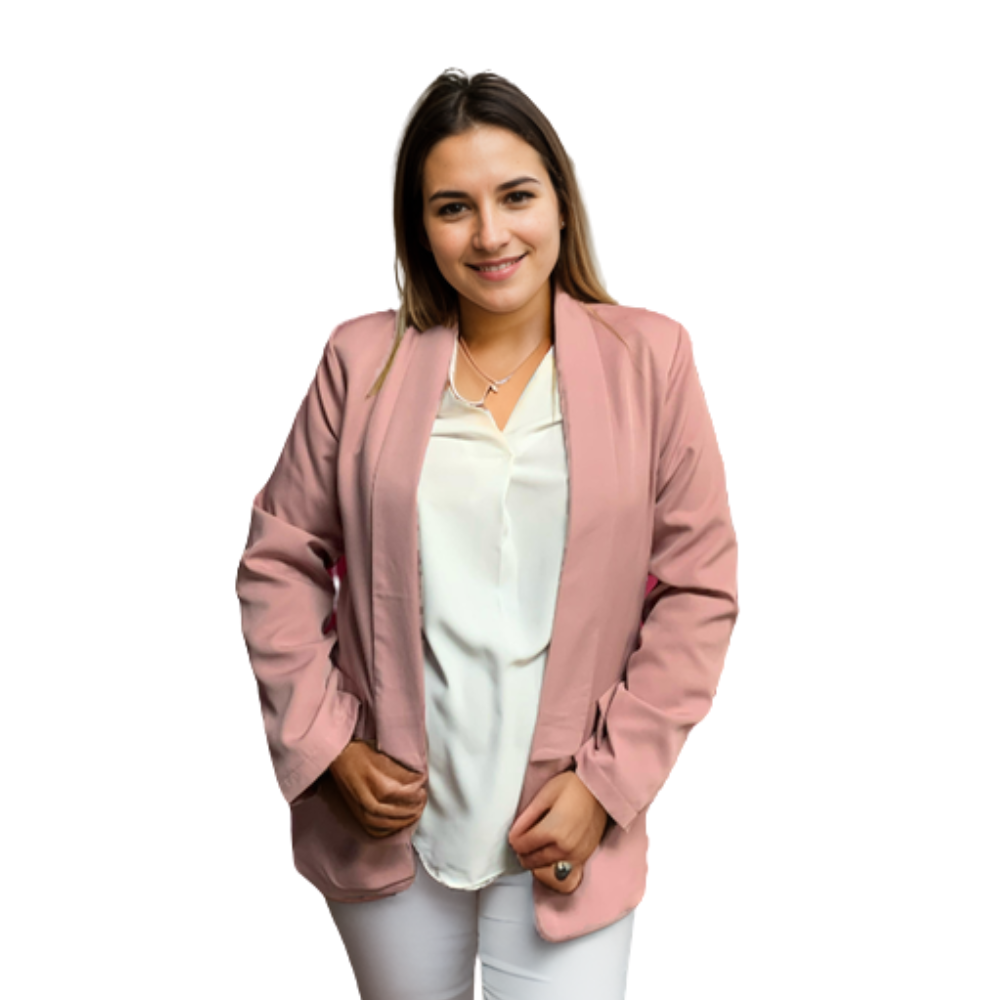 Blazer de Dama con detalle en manga