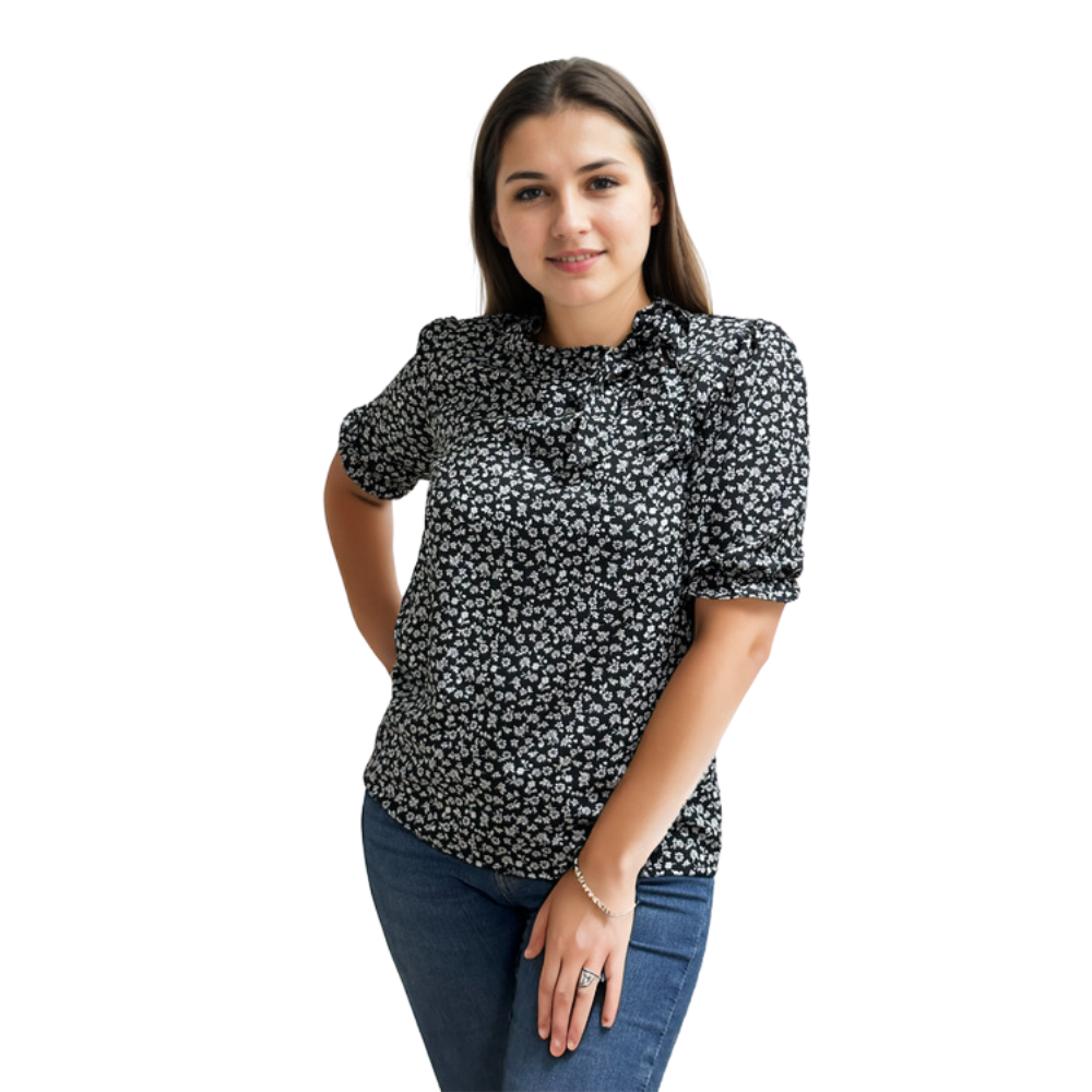 Blusa Manga 3/4 estampada de Mujer