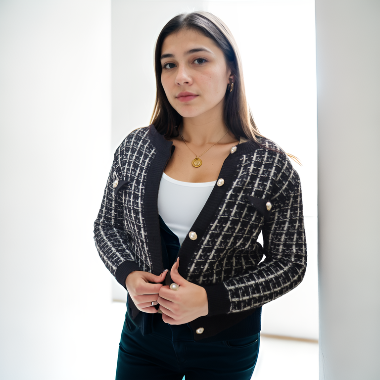 Blazer de Dama Formal Negro