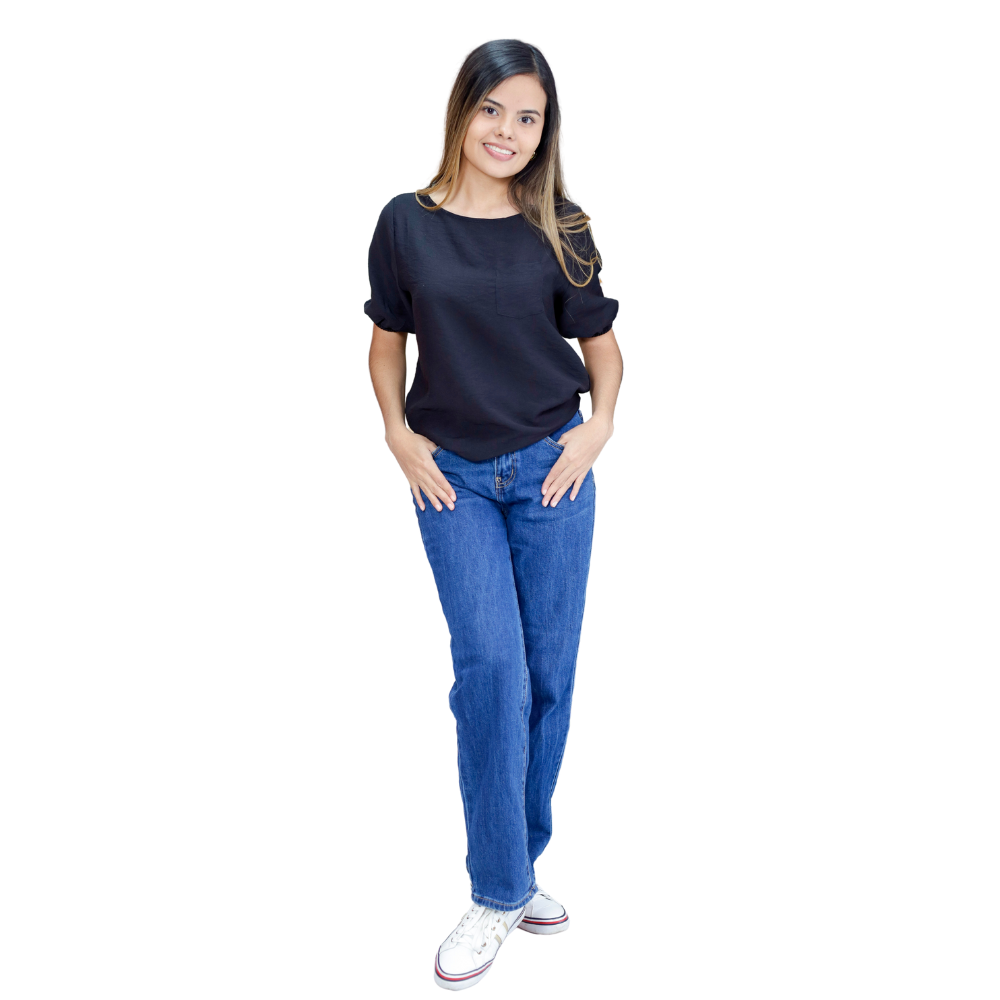 BLUSA MANGA CORTA DAMA