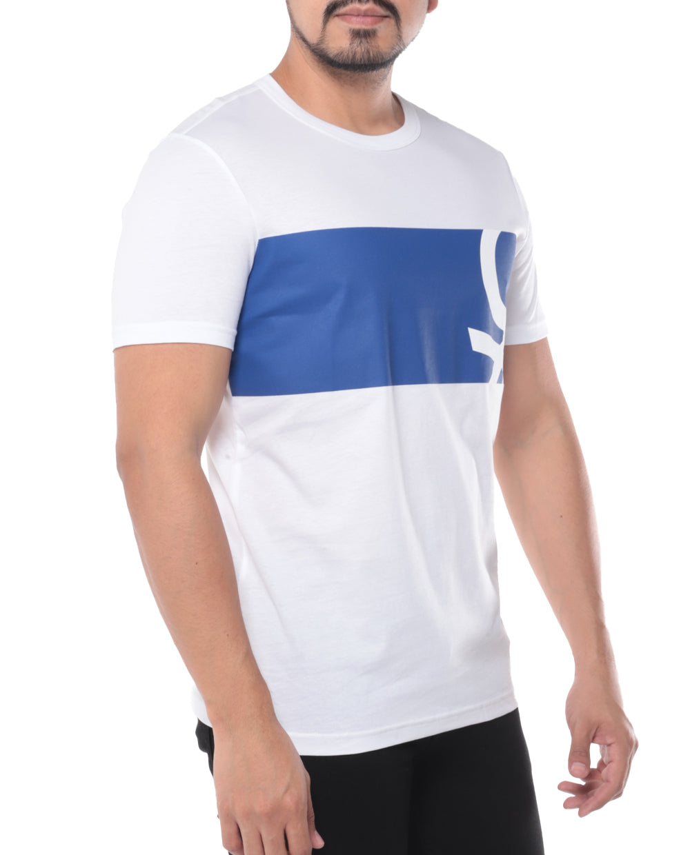 T-shirt para hombre con logo de Benetton