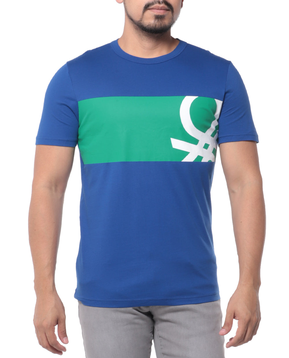 T-shirt para hombre con logo de Benetton