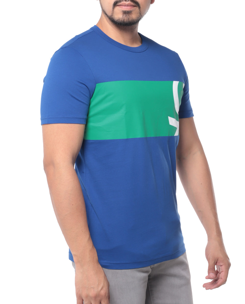 T-shirt para hombre con logo de Benetton