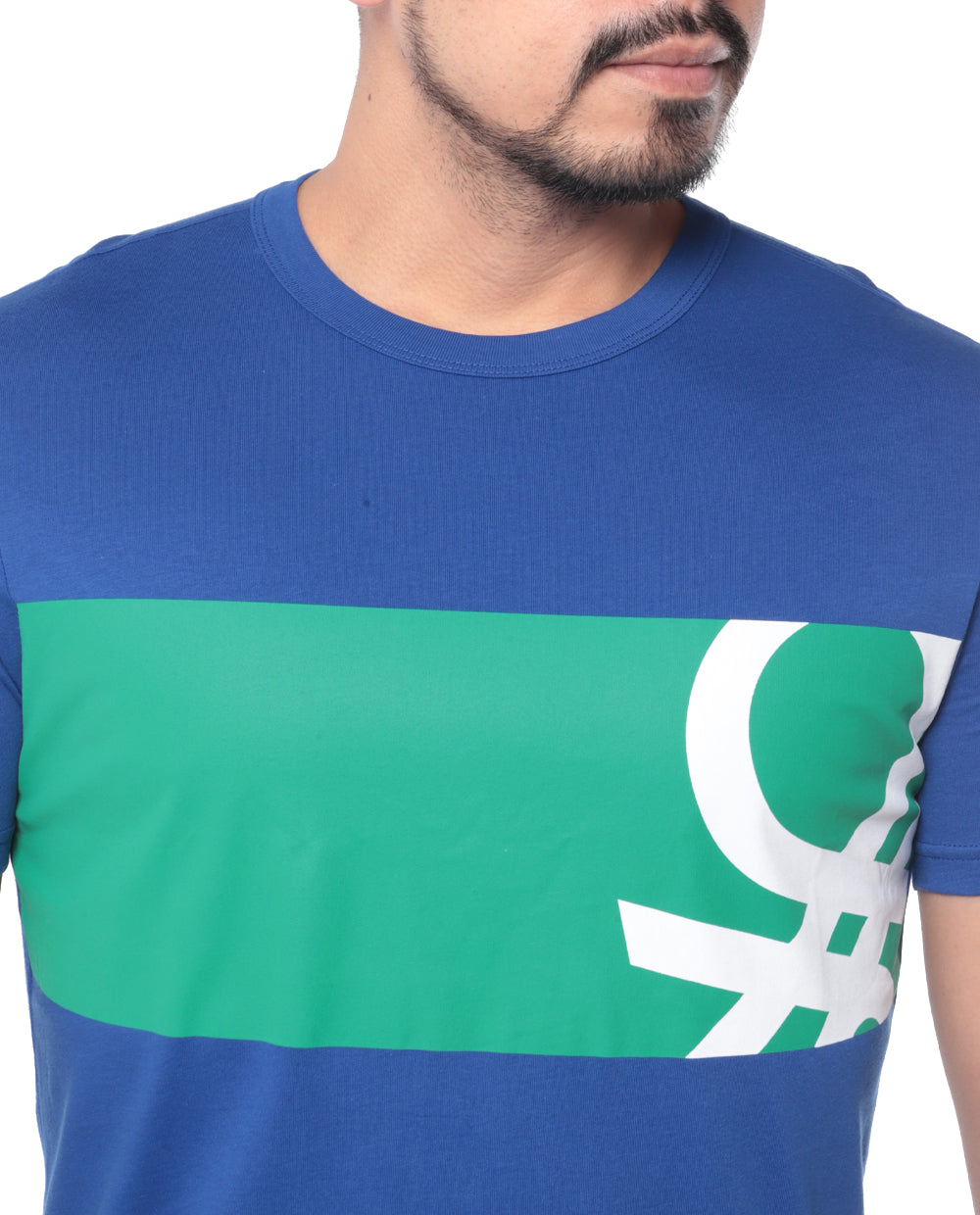 T-shirt para hombre con logo de Benetton