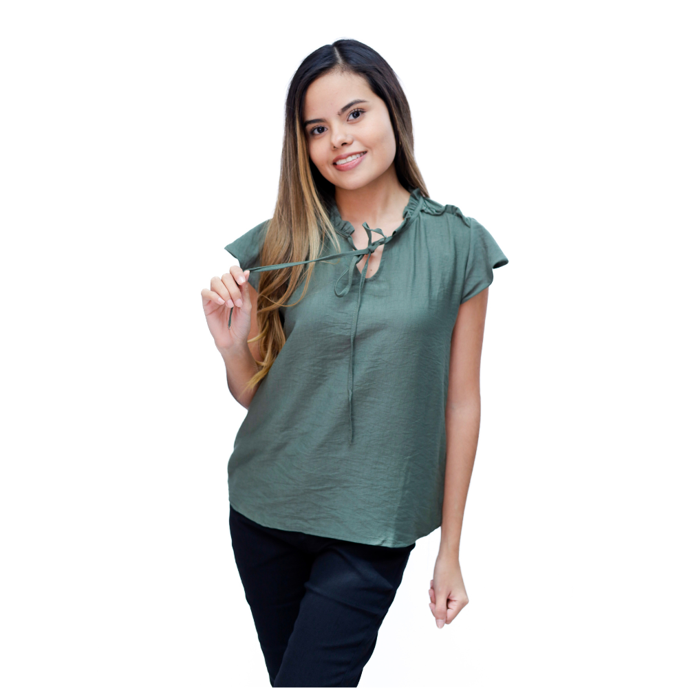 BLUSA MANGA CORTA DAMA