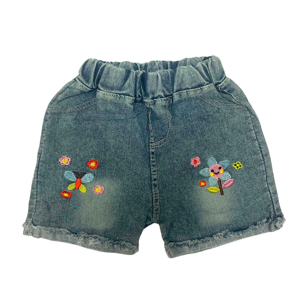 short denim de niña
