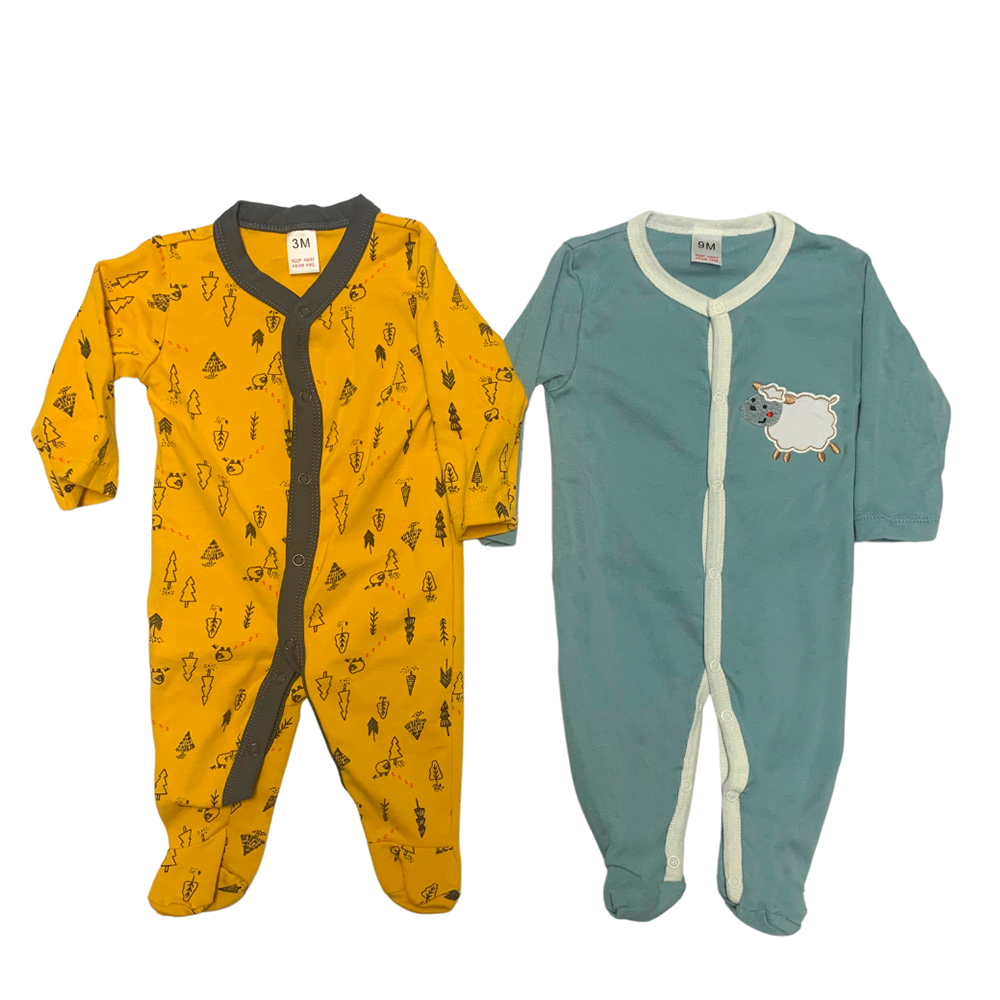 Two pack de pijama de mameluco Oveja