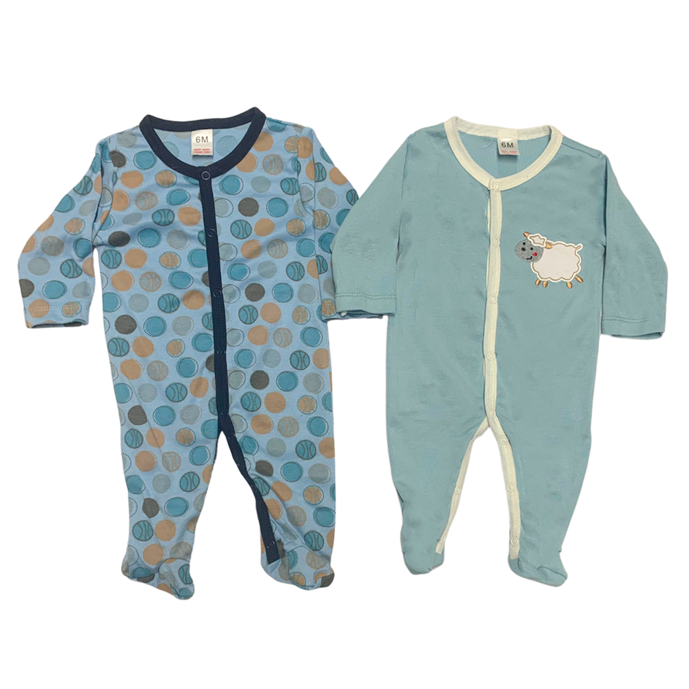 Two pack de pijama de mameluco balones