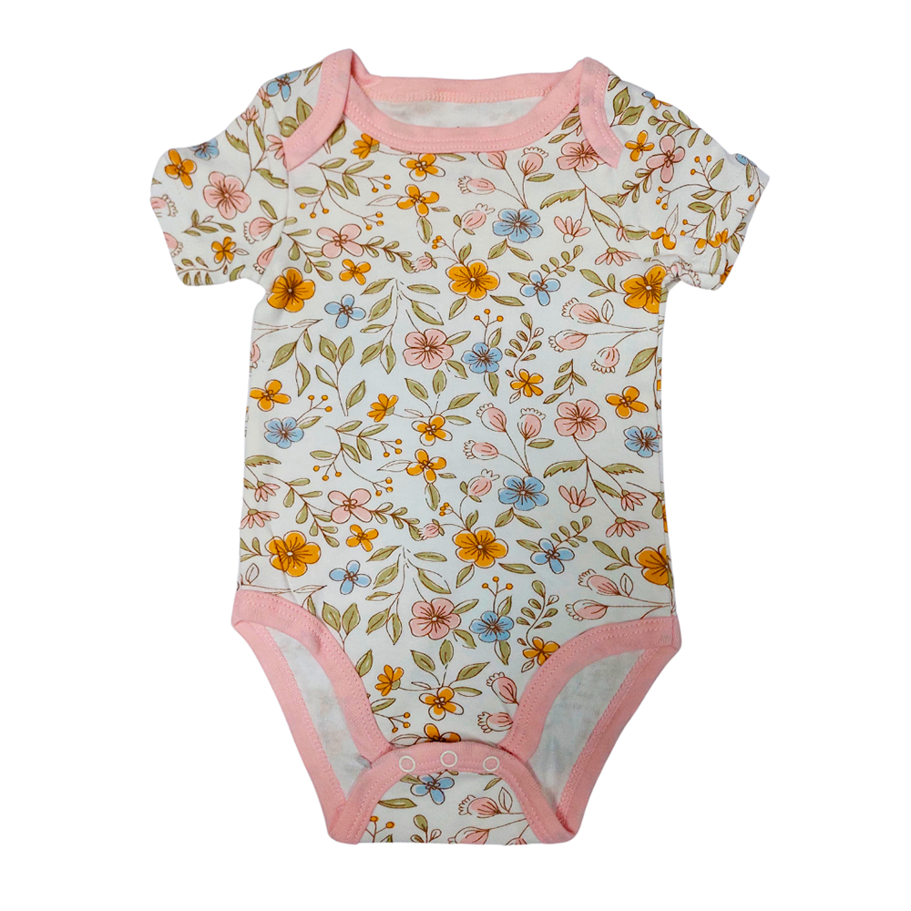 Mameluco para niña floreado