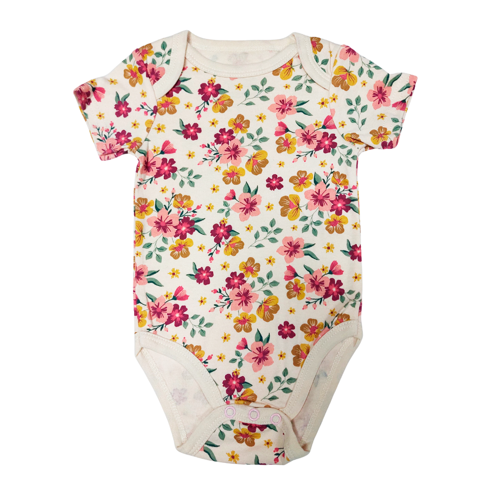 Mameluco para niña floreado