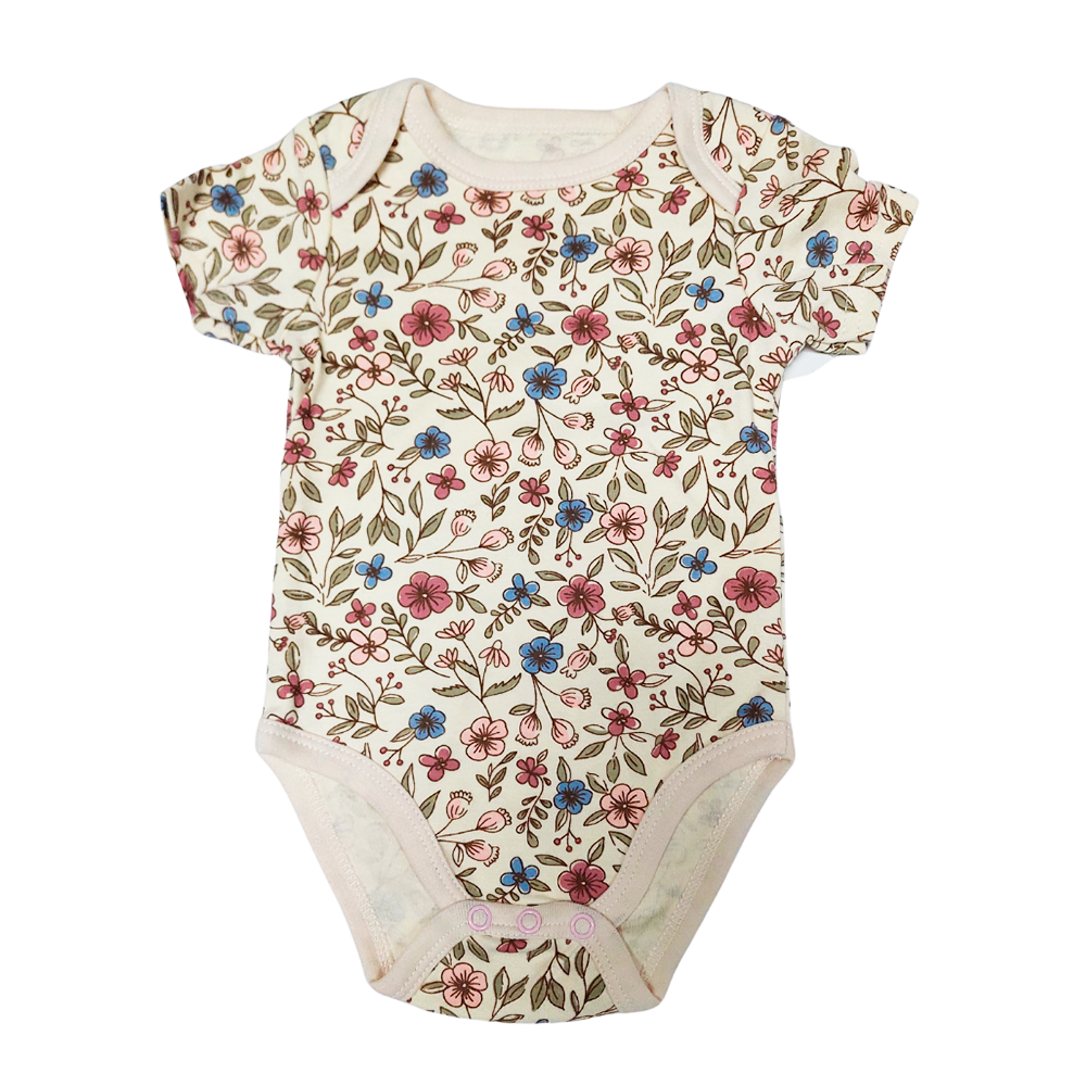 Mameluco para niña floreado