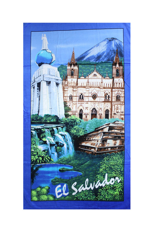 Toalla Collage de El Salvador 38x68"