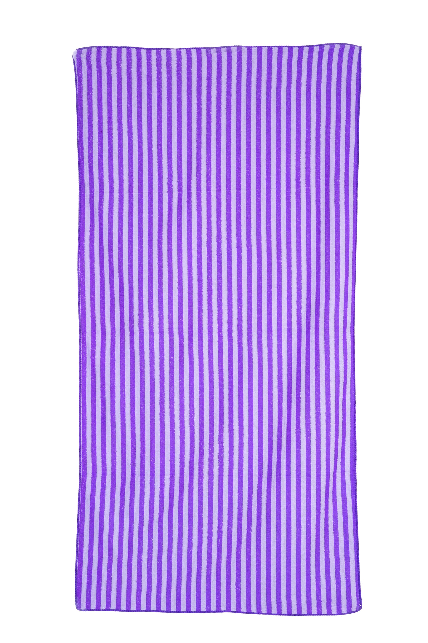 TOALLA DE BAÑO A RAYA COLOR MORADO 70X140CM