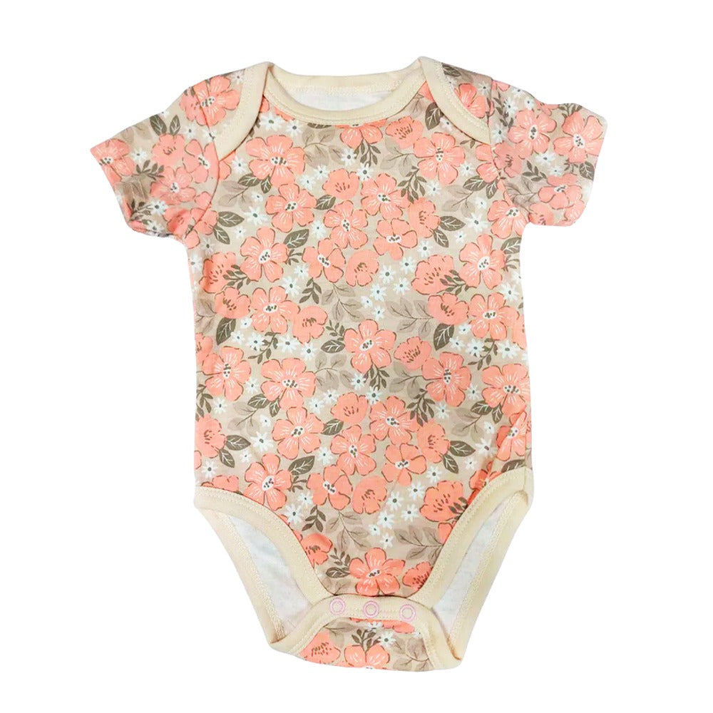 Mameluco para niña floreado