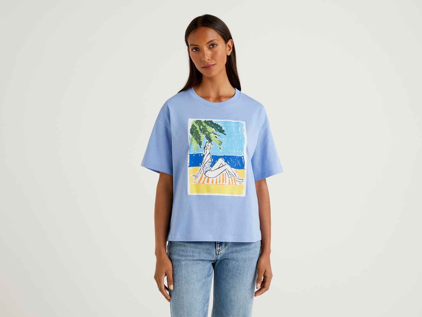 Camiseta con estampado Beach´s day