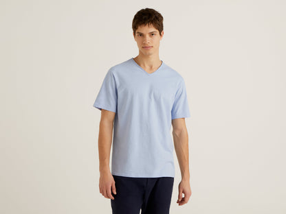 Camiseta manga corta con escote en V para Hombre