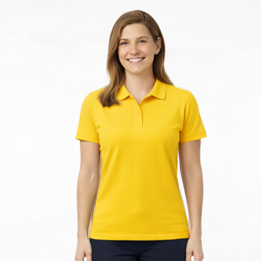 Camisa para dama tipo polo color Amarillo