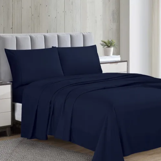 Set de Sábana Liso de Microfibra