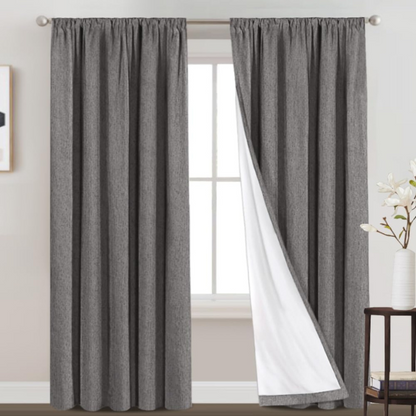 CORTINA BLACKOUT GRIS