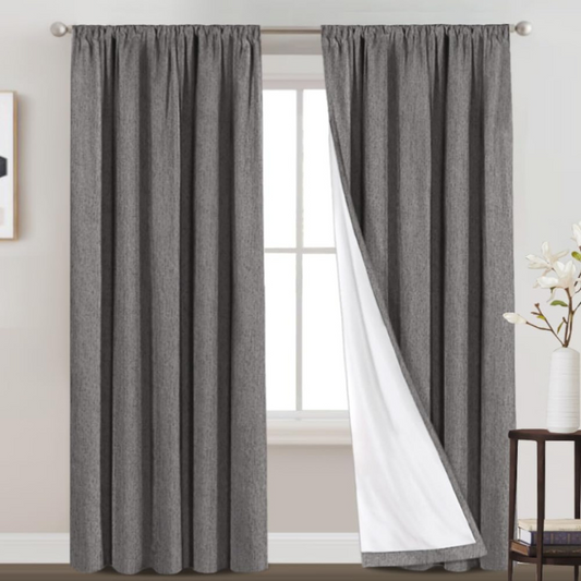 CORTINA BLACKOUT GRIS
