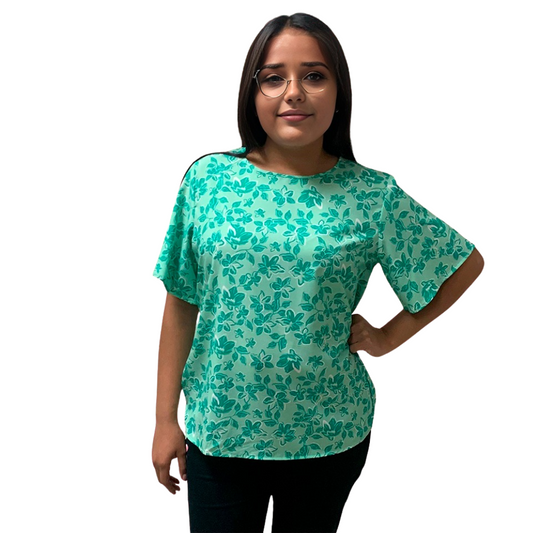 Blusa Manga larga estampada