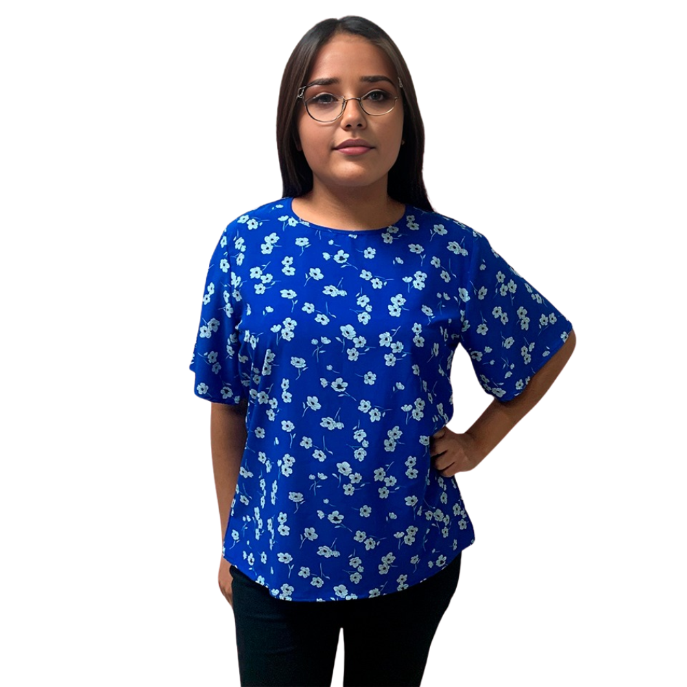 Blusa Manga larga estampada
