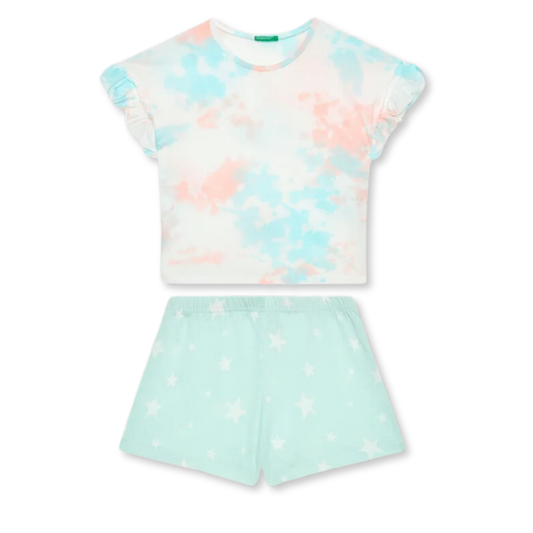 Conjunto arcoiris para niña