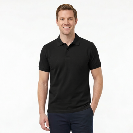Camisa tipo polo para Caballero Negro