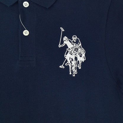 Camisa polo con logo mediano varios colores