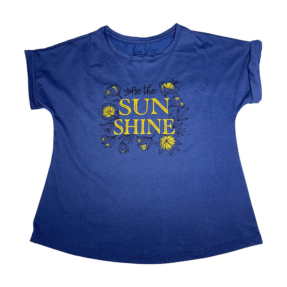 T-SHIRT SUN SHINE AZUL