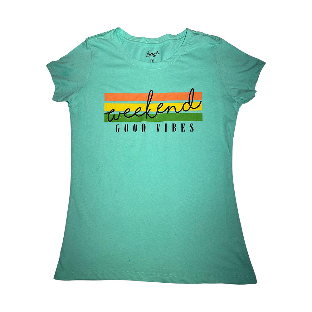 T-SHIRT VERDE MENTA