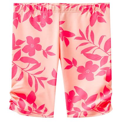 Leggins de Niña con estampado Floral color Rosa