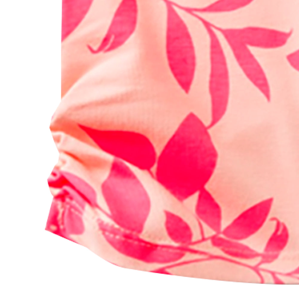 Leggins de Niña con estampado Floral color Rosa
