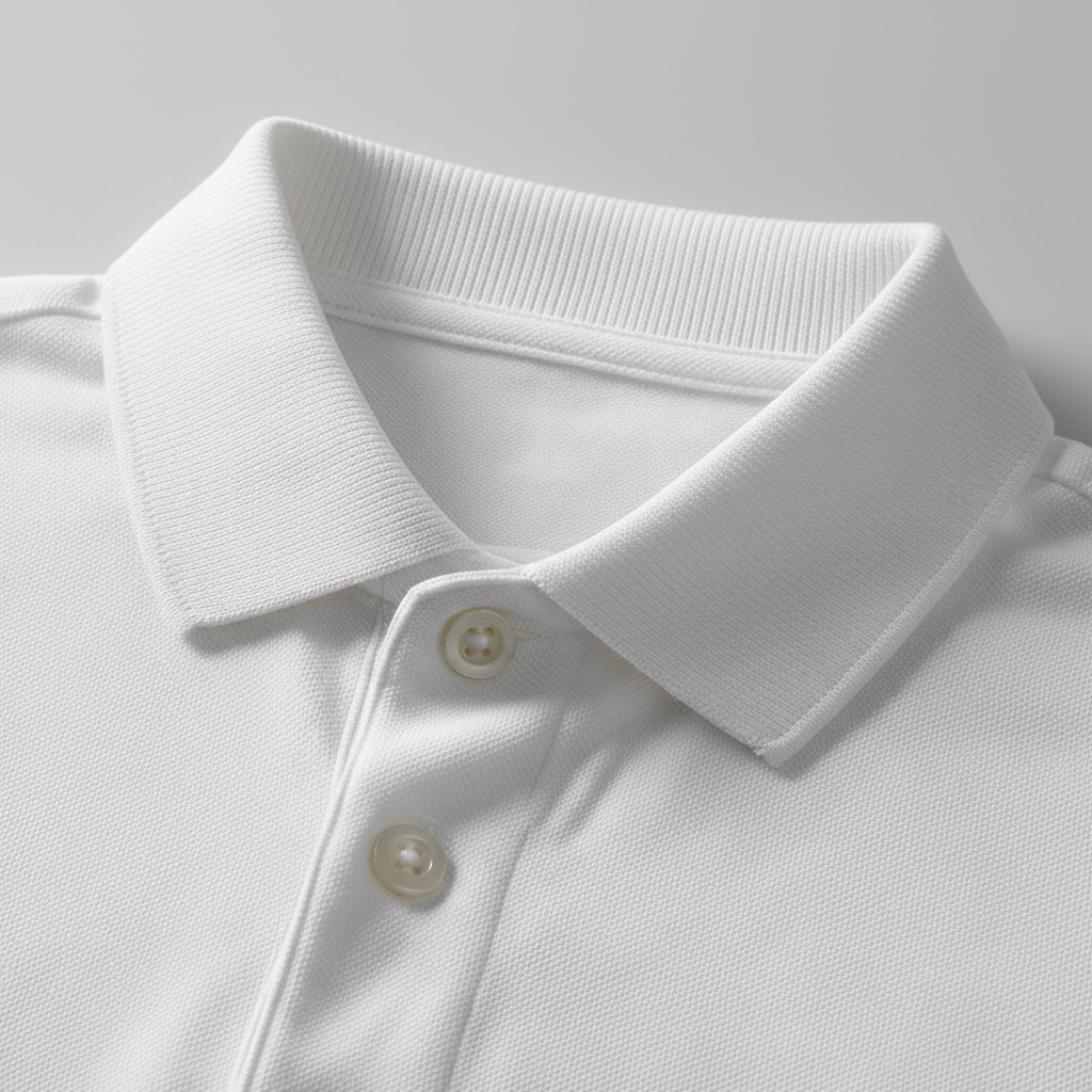 Camisa tipo polo para Caballero Blanco