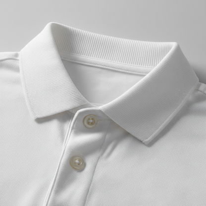Camisa tipo polo para Caballero Blanco