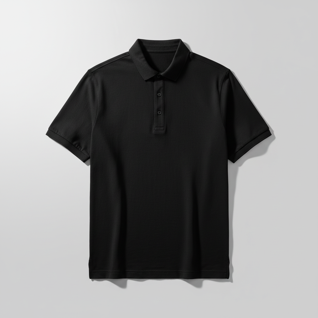 Camisa para dama tipo polo color Negro