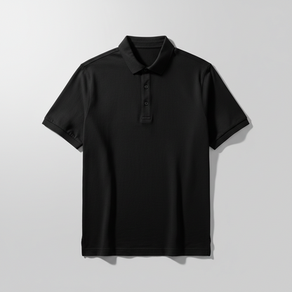 Camisa para dama tipo polo color Negro
