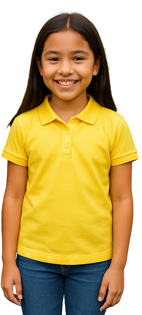 Camisa tipo polo para niño y niña